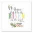 He is Risen Canvas Wall Art, 16x16