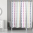 Retro Bead Pattern Shower Curtain