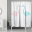 Flamingo Love Shower Curtain