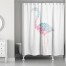 Watercolor Flamingo Shower Curtain