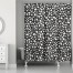 Black and White Pebble Shower Curtain
