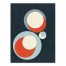 Retro Circles Canvas Wall Art
