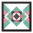 Geometric Southwest Framed Canvas Wall Art, 12x12