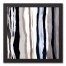 Navy Watercolor Stripes Framed Canvas, 12x12