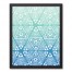 Blue Tribal Pattern Framed Canvas, 16x20