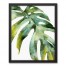 Green Palm Leaf Framed Canvas, 16x20