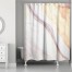 Marbled Watercolor Shower Curtain