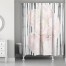 Roses and Lines Shower Curtain