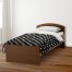 Black Swiss Cross Duvet Cover
