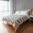 Black Brush Strokes Duvet Cover