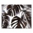 Gray Palm Leaves Wall Art
