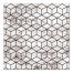 Distressed Geometric Cube Pattern  Wall Art
