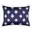 Navy Swiss Cross Sham