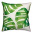 Watercolor Palm Leaf Throw Pillow