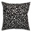 Black and White Bean Throw Pillow