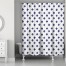 Navy Swiss Cross Shower Curtain