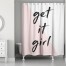 Get It Girl Pink Shower Curtain