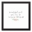 Amazing Things 12x12 Black Framed Canvas