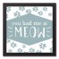 You Had Me at Meow 12x12 Black Framed Canvas