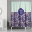 Monogram Floral Shower Curtain