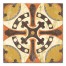 Orange Moroccan Tile Wall Art