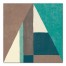 Turquoise Triangle Wall Art