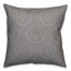 Gray Tribal  Outdoor Throw Pillow