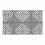 Distressed Gray Diamond Area Rug