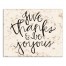 Give Thanks and Be Joyful 16x20 Canvas Wall Art