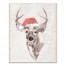 Deer in Winter Wonderland 16x20 Canvas Wall Art
