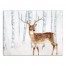 Decorated Deer Antlers 12x16 Canvas Wall Art