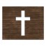 Simple Wooden Cross 16x20 Canvas Wall Art