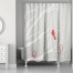 Winter Cardinals 71x74 Shower Curtain