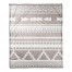 Beige Southwestern Style Coral Fleece Blanket