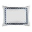 Blue Medallion Border Sham