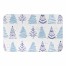 Christmas Tree Doodle 34x21 Bath Mat