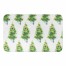 Watercolor Christmas Tree 34x21 Bath Mat