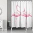 Flamingo Friends 71x74 Shower Curtain