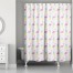 Tropical Icons 71x74 Shower Curtain