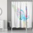 Vibrant Parrot 71x74 Shower Curtain
