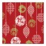 Christmas Ornaments 12x12 Canvas Wall Art