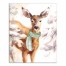 Winter Deer 16x20 Canvas Wall Art