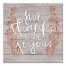 Give Thanks & Be Joyous 16x16 Canvas Wall Art