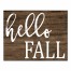 Hello Fall 11x14 Canvas Wall Art