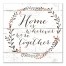 Home is wherever we're Together 20x20 Canvas Wall Art
