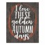 Golden Autumn Days 16x20 Canvas Wall Art