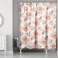Summer Watercolor Florals 71x74 Shower Curtain