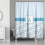 Blue Antique Rose 71x74 Personalized Shower Curtain
