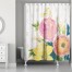 Confetti Flowers 71x74 Shower Curtain