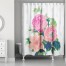 Watercolor Floral Bouquet 71x74 Shower Curtain